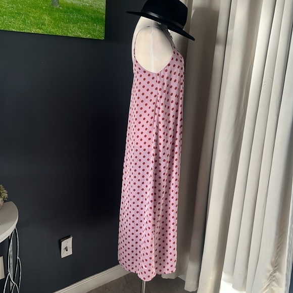 Zara Pink Polka Dots Dress Size XS - Picture 6 of 11